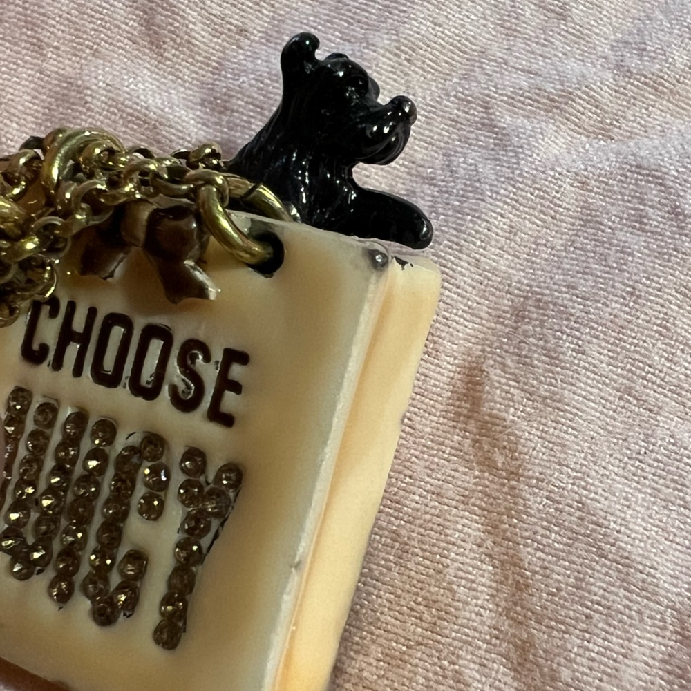 Juicy Couture “Choose Juicy” Shopping Bag Charm Y2K 💗 with dog